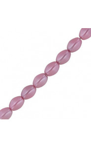Czech Pinch beads 5x3mm Alabaster pastel pink 02010/25008